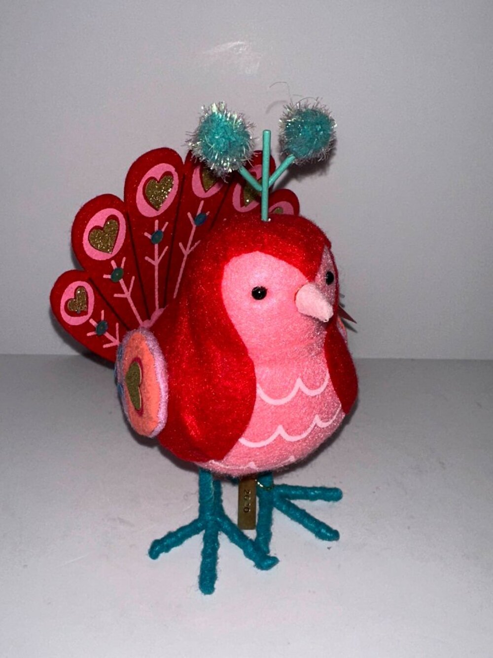Target bird Spritz Valentines Day Preener Peacock 2020 Featherly Friends